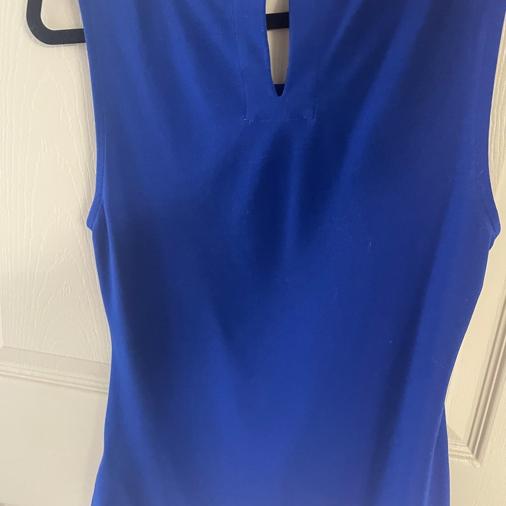 - Banana republic petite cobalt blue blouse - Picture 2 of 4
